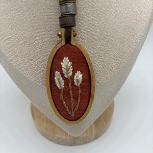 Handmade Stitched Necklace by Simply Stitched